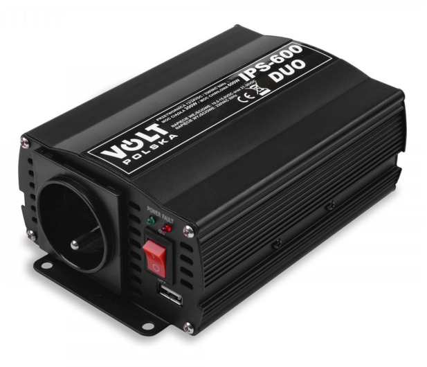 VOLT Przetwornica napięcia IPS 600 DUO 12/24V/230V (300/600W) - 1113290 - zdjęcie